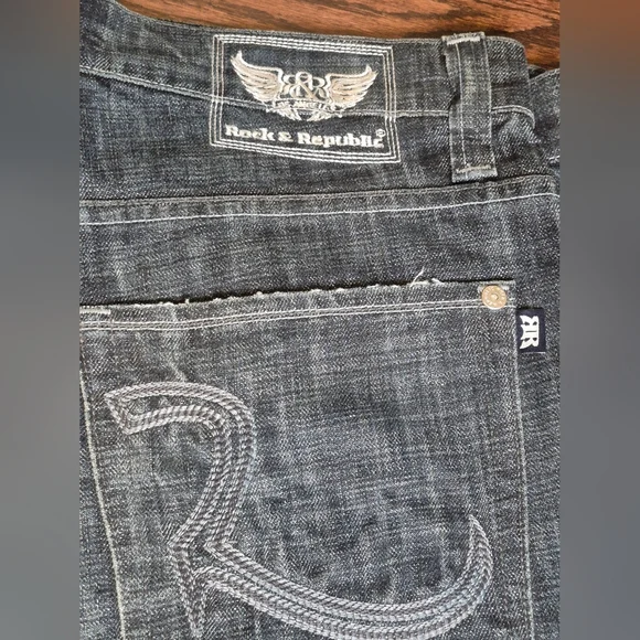 Rock & Republic Blue Denim Jeans - Picture 15 of 16